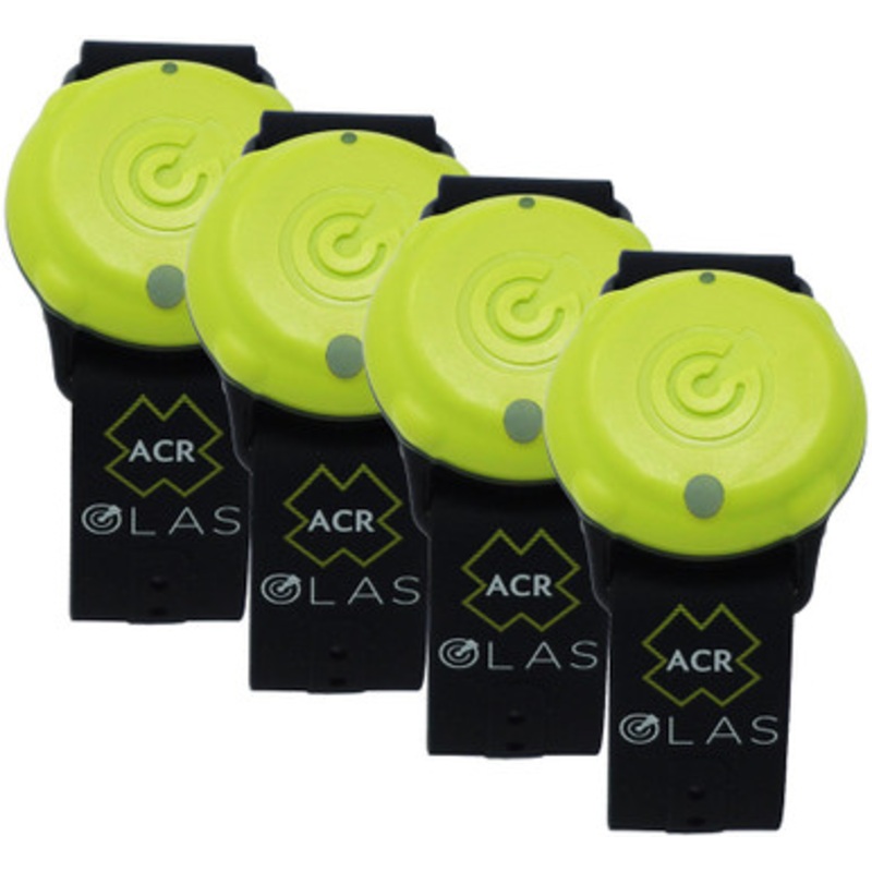 ACR OLAS (Overboard Location Alert System) Crew Tag & Strap – 4 Pack