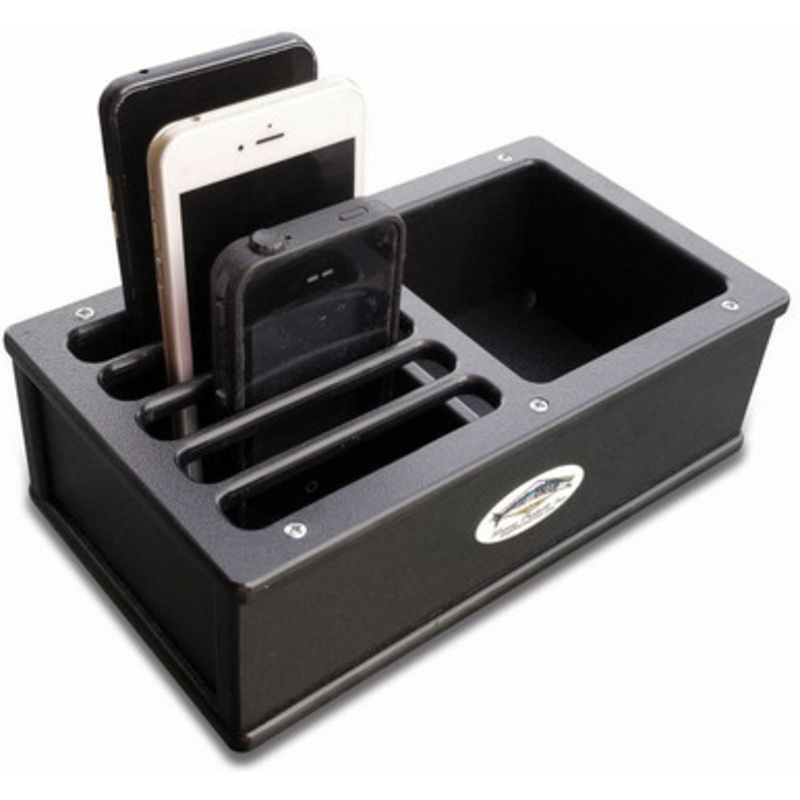 Deep Blue Cell Phone Storage Box – Black
