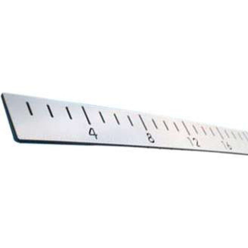 Deep Blue Starboard Fish Ruler – 42 in. – White/Black/White