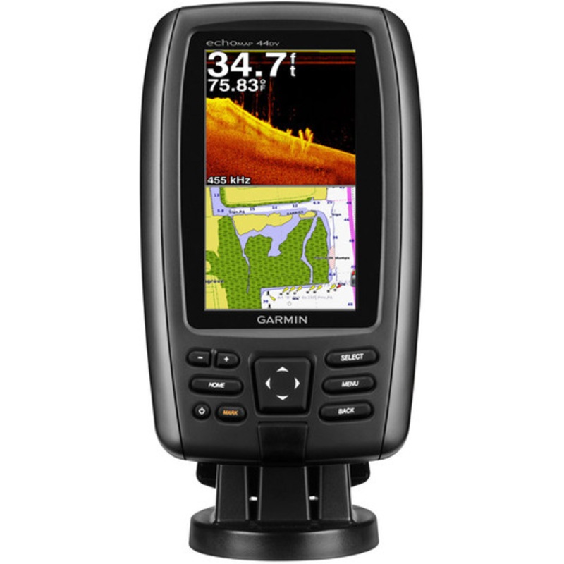 Garmin echoMAP 44dv US Offshore Fishfinder/GPS Combo w/ BlueChart g2 & 77/200 HD-ID/DownVu Transducer
