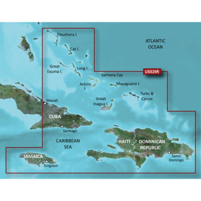 Garmin HXUS029R BlueChart g3 HD – Southern Bahamas – microSD/SD