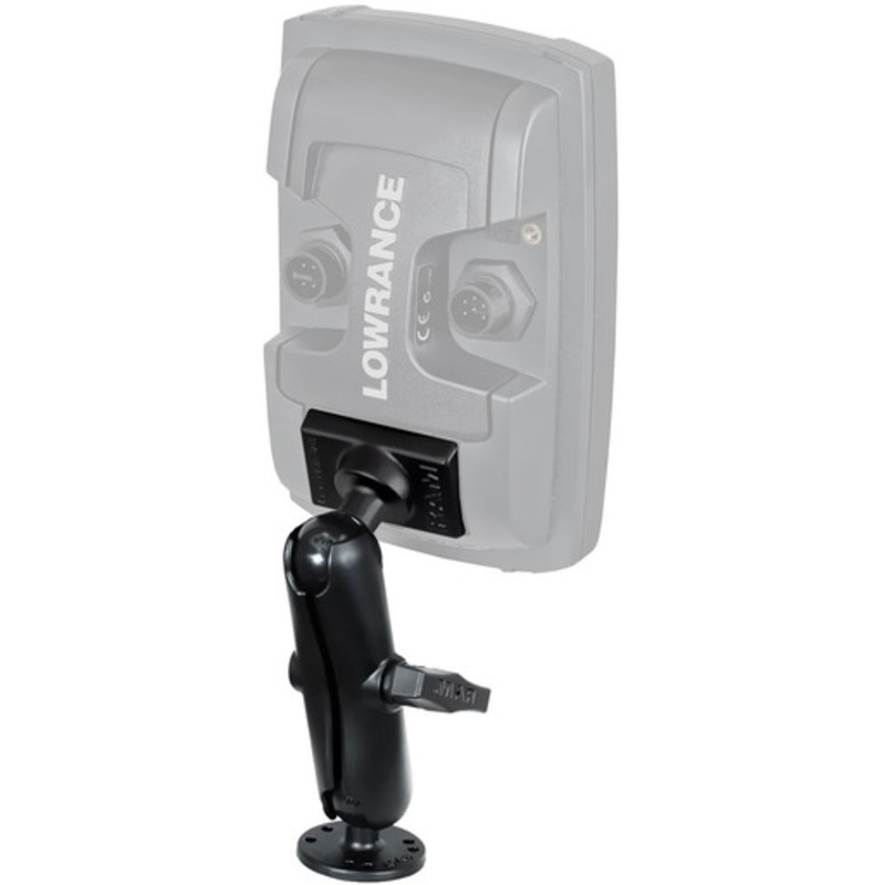 RAM Double Ball Mount for Lowrance Elite-5 & Elite-7 Ti – B Size – 1 in.