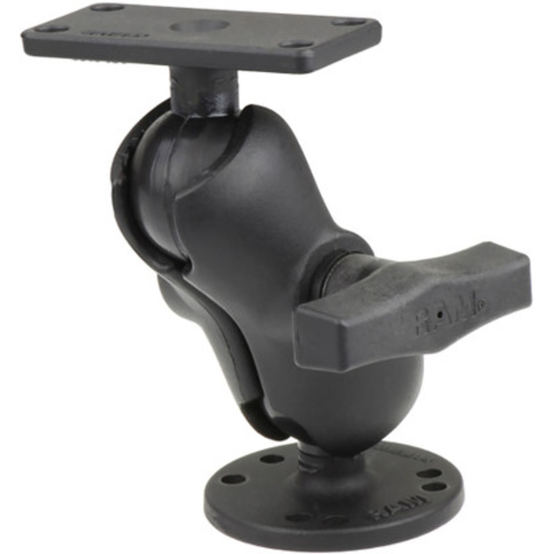 RAM Drill-Down Double Ball Mount for Humminbird Helix 5 – C Size – 1.5 in.
