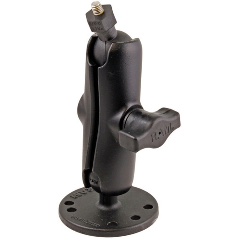 RAM Drill-Down Double Ball Mount for Raymarine Dragonfly + More – B Size – 1 in.