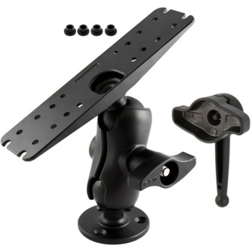 RAM Large Marine Electronics Mount with RAM Hi-Torq Wrench – D Size – 2.25 in.
