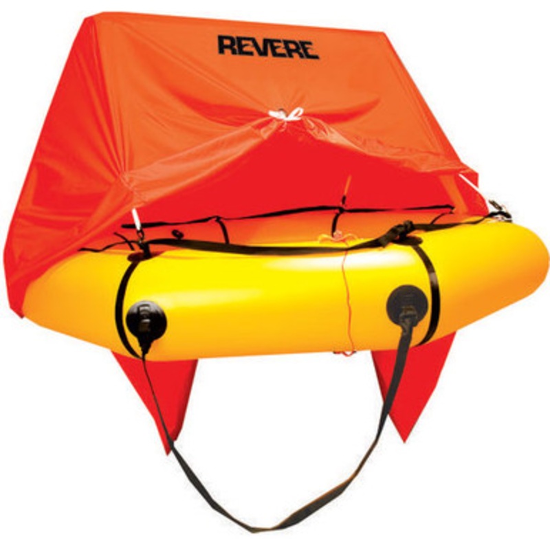 Revere 45-CC4VP Coastal Compact Liferaft w/ Canopy – 4 Person – Valise