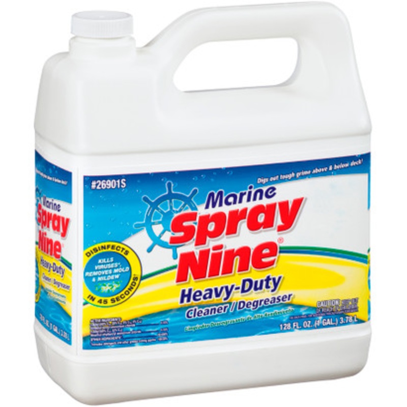 Spray Nine Marine Heavy Duty Cleaner / Degreaser / Disinfectant – 1 Gallon – 2 Pack