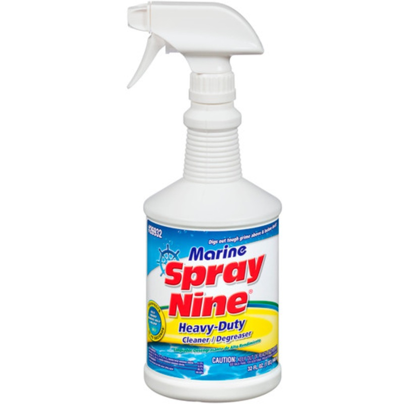 Spray Nine Marine Heavy Duty Cleaner / Degreaser / Disinfectant – 32 oz. – 6 Pack
