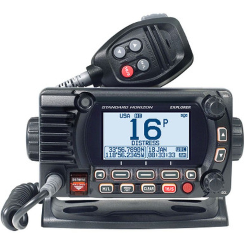 Standard Horizon 1850G Fixed Mount VHF w/ GPS – Black
