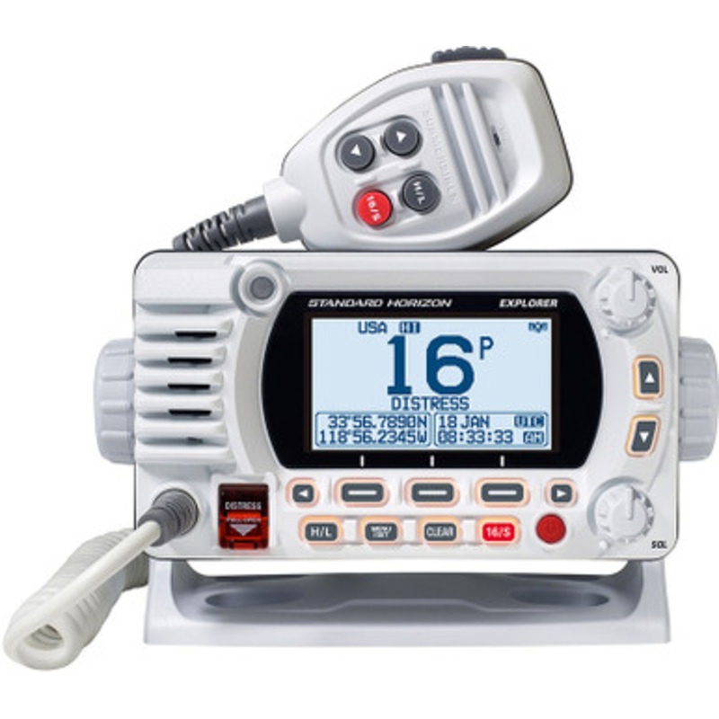 Standard Horizon 1850G Fixed Mount VHF w/ GPS – White