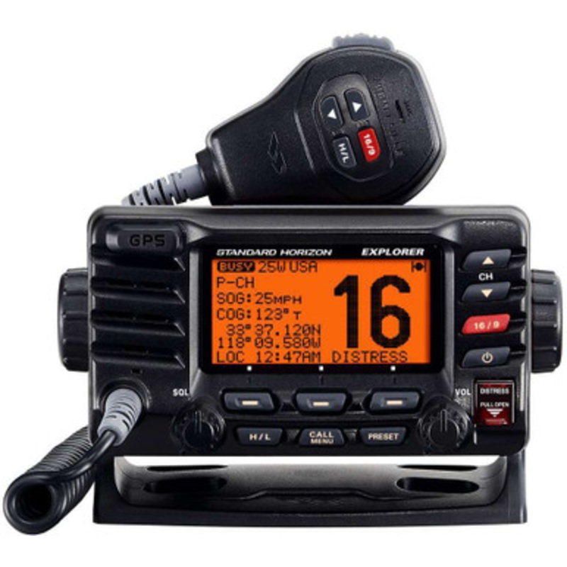 Standard Horizon GX1700B Explorer GPS Fixed Mount VHF – Black