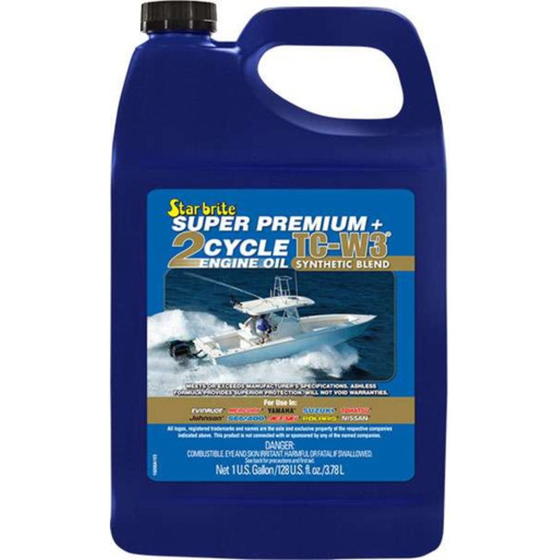 Star Brite 19200 Super Premium 2-Cycle Engine Oil TC-W3 – 1 Gallon