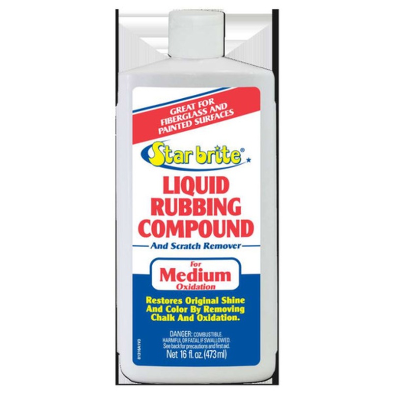 Star Brite Liquid Rubbing Compound For Medium Oxidation – 16 oz.