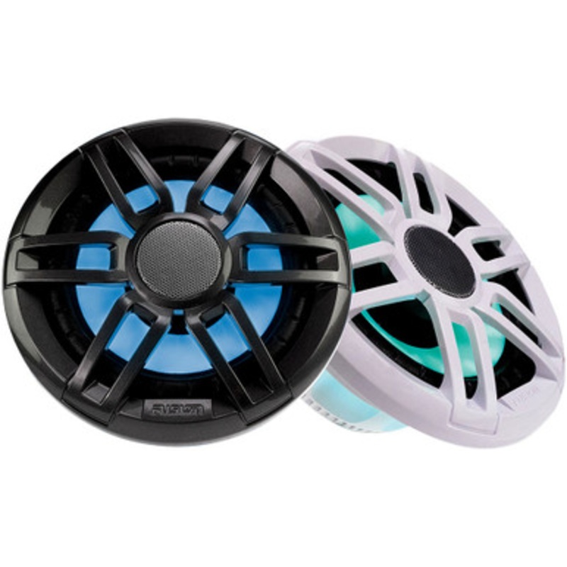 Fusion XS-FL65SPGW XS Series 6.5in 200 Watt Sports Marine Speakers – Grey & White Grill Options