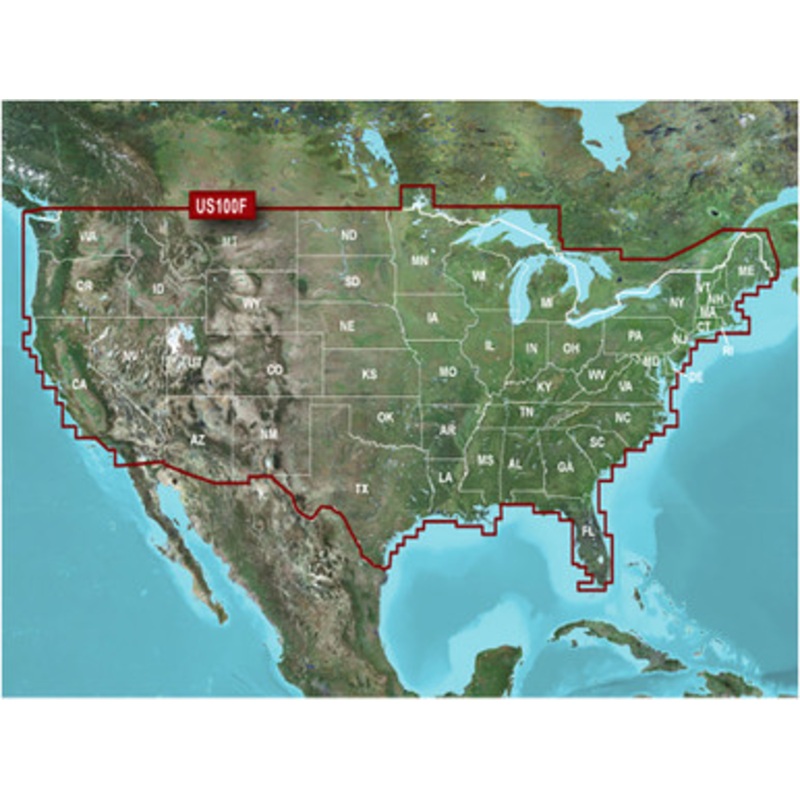 Garmin LUS100F LakeVu g3 – Continental U.S.A. – microSD/SD