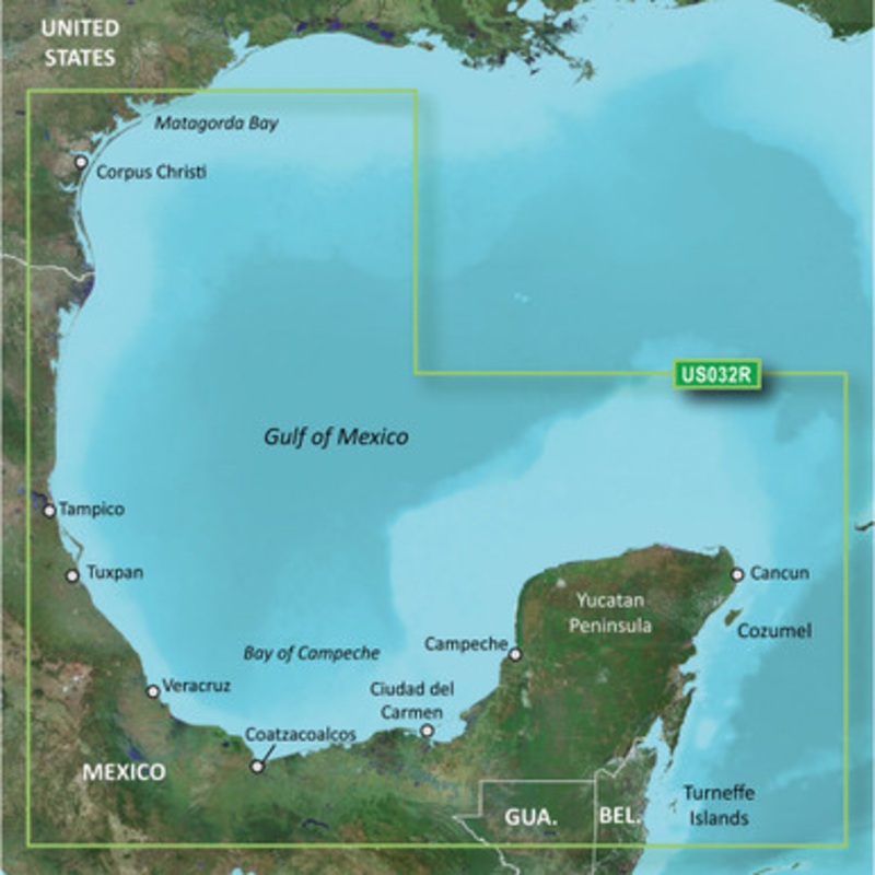 Garmin VUS032R BlueChart g2 Vision HD – Southern Gulf of Mexico – microSD/SD