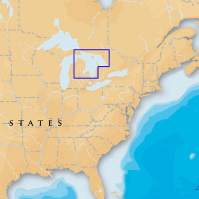 Navionics MSD/652P+ Platinum+ – Lake Huron – microSD/SD