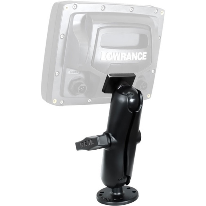 RAM Double Ball Mount for Lowrance Elite-5 & Elite-7 Ti – C Size – 1.5 in.