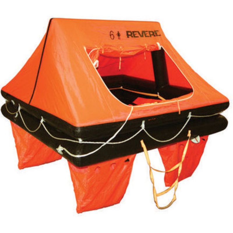 Revere 45-COASTCO2-6C Coastal Commander 2.0 Liferaft – 6 Person – Container