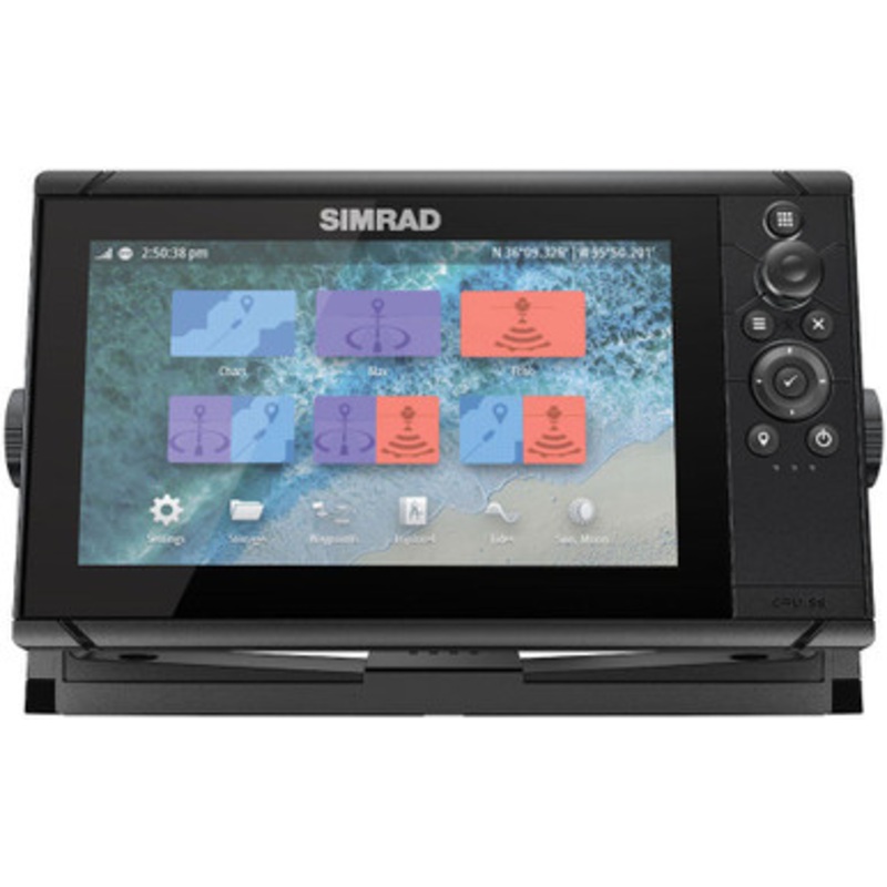 Simrad 000-14997-001 Cruise 9 Chartplotter w/ US Coastal Charts & 83/200 Transom Mount Transducer