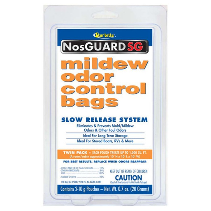 Star Brite NosGUARD SG Mildew Odor Control Bags – Slow Release
