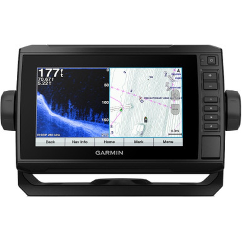 Garmin ECHOMAP Plus 74cv Chartplotter/Sonar Combo w/ BlueChart G3 & GT23M-TM Transducer