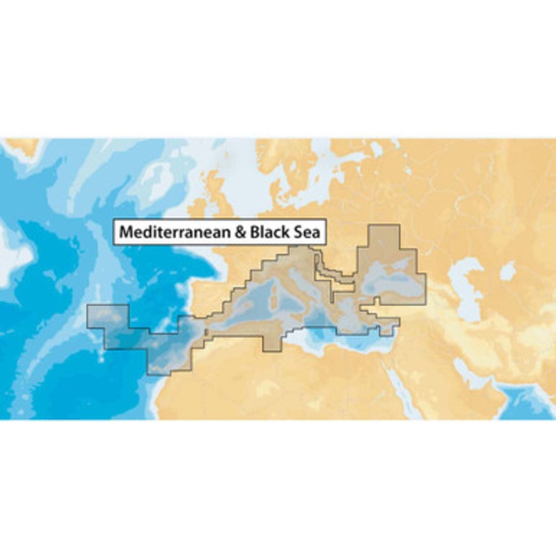 Navionics MSD/NAV+43XG/ROW Mediterranean & Black Sea – microSD