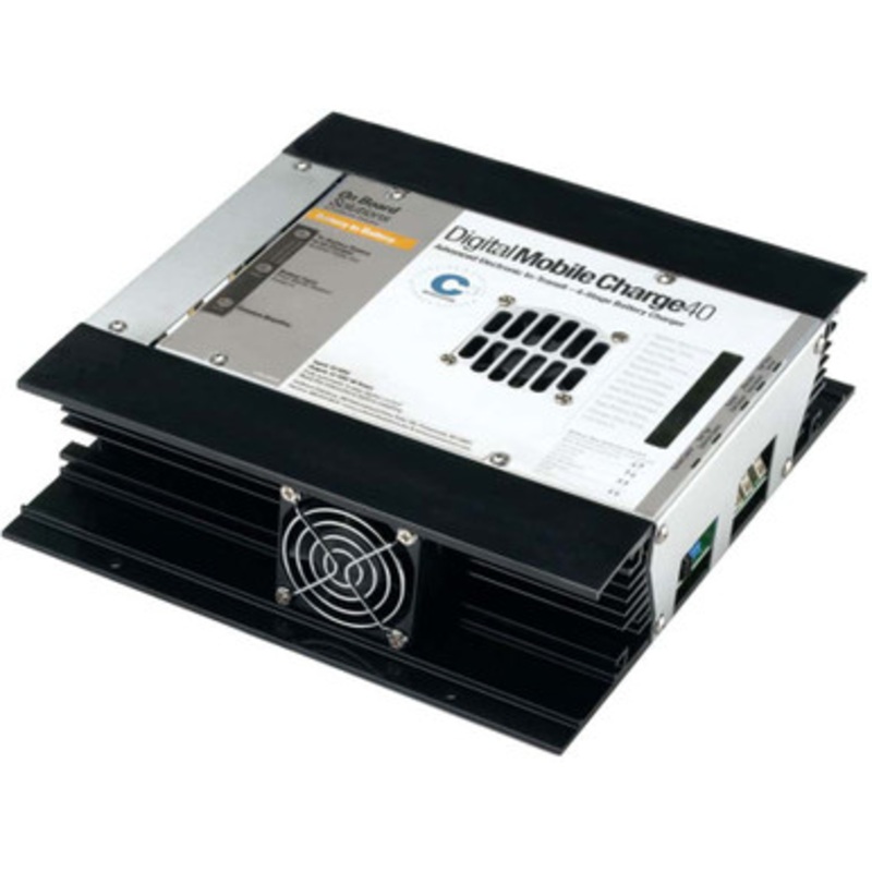 ProMariner 5504 Digital Mobile Charge40 Advanced Electronic In-Transit 4 Stage Battery Charger – 12V to 12V