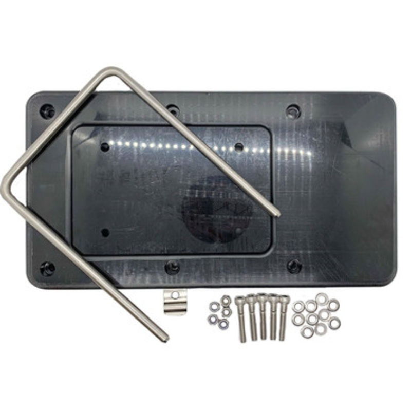 Rhodan Trolling Motor Quick Release Brackets – Black 2pc.