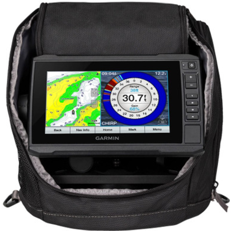 Garmin 010-01893-16 ECHOMAP Plus 73cv Ice Fishing Bundle w/ GT10HN-IF Transducer