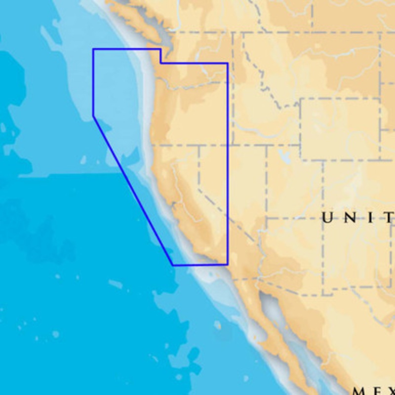 Navionics MSD/643P+ Platinum+ – Oregon & California – microSD/SD