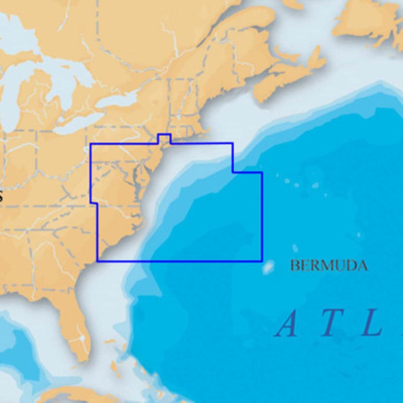 Navionics MSD/905P+ Platinum+ – US Mid Atlantic and Canyons microSD/SD