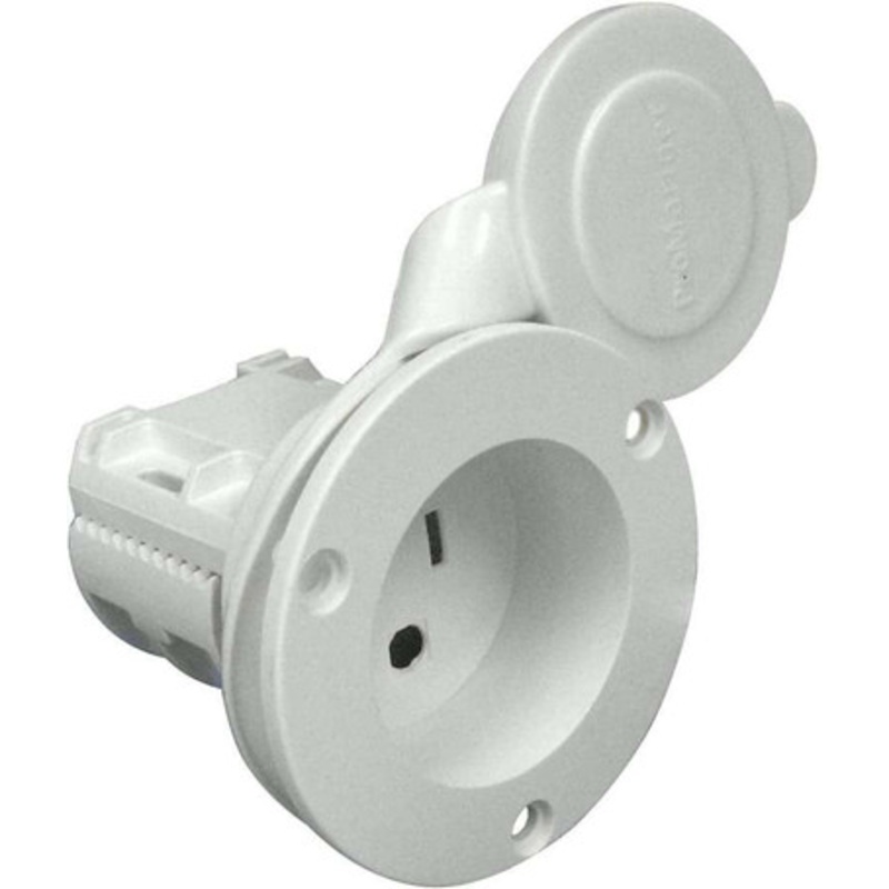 ProMariner 51200 AC Plug Holder – White