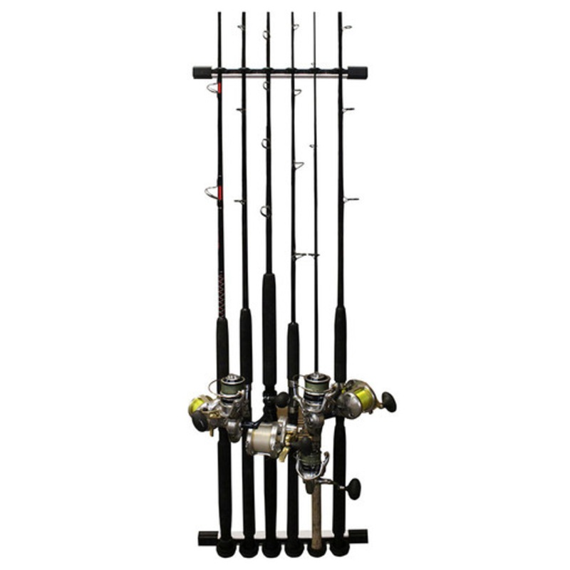 Rush Creek Creations 3-in-1 All Weather 6 Rod Wall/Ceiling Rack