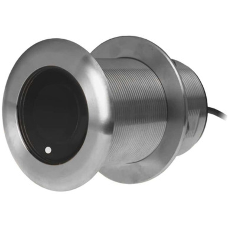 Simrad 000-13909-001 XSONIC SS75M Stainless Steel Thru-Hull Medium CHIRP Transducer – 12 Degree Element – 9-Pin