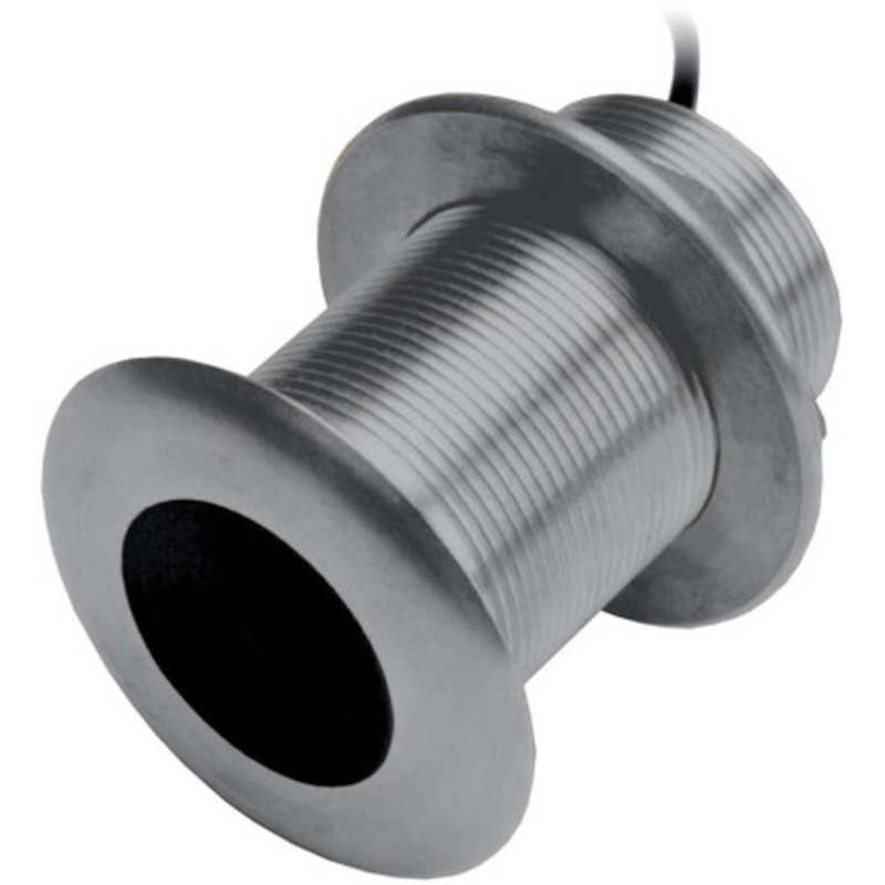 Simrad 000-13910-001 XSONIC SS75M 20 Degree Tilted Element Thru Hull Transducer – 600W – Stainless Steel