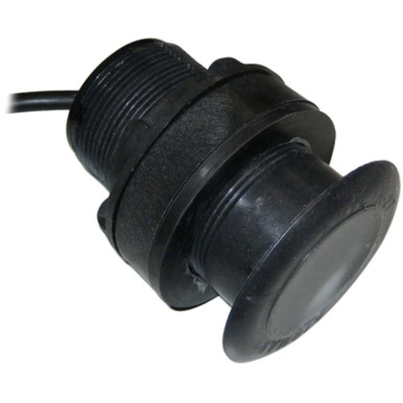 Simrad 000-13915-001 XSONIC P319 Plastic Low Profile Thru Hull Transducer – 50/200 9-Pin 600W Connector – 10M Cable
