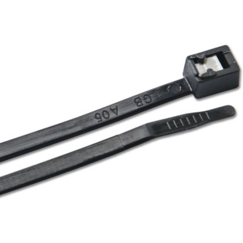Ancor UV Black Self Cutting Cable Zip Ties – 8” – 500 Pack