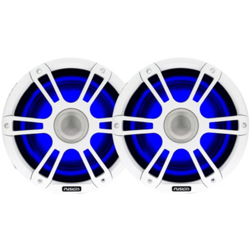 FUSION SG-CL77SPW Signature Series Marine Speakers w/ Sports Grill – 280W – 7.7 – White
