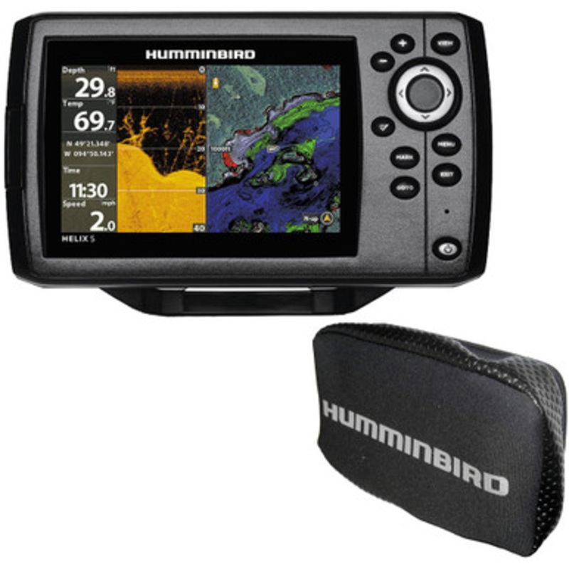Humminbird HELIX 5 G2 – CHIRP DI GPS Combo with Free Cover