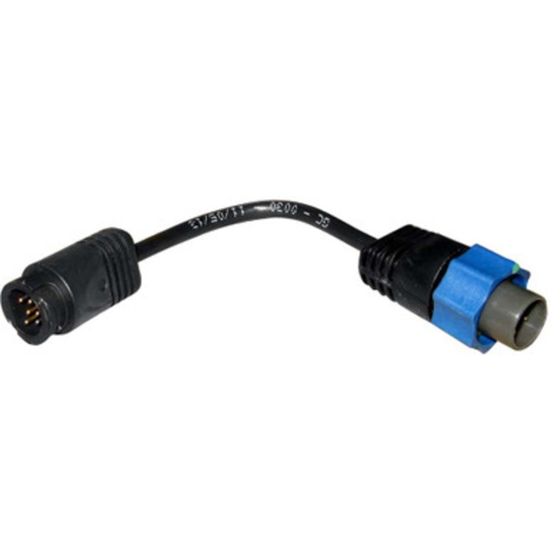 Lowrance 000-10052-001 TA-UQ2BL-T Uniplug Transducer Adapter to Blue Unit