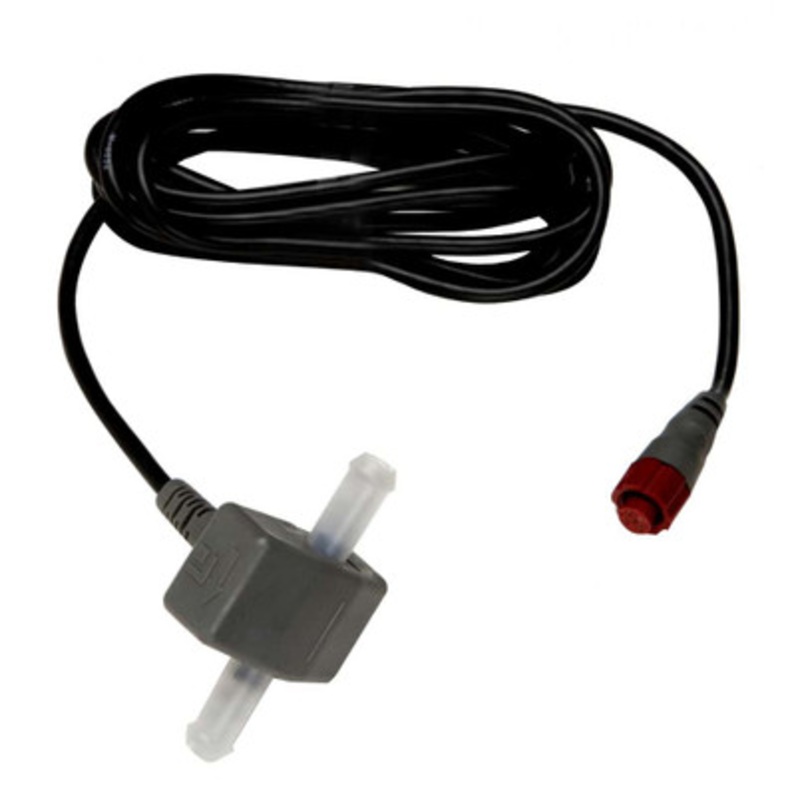Lowrance 000-11517-001 Fuel Flow Sensor w/ 10′ Cable & T-Connector