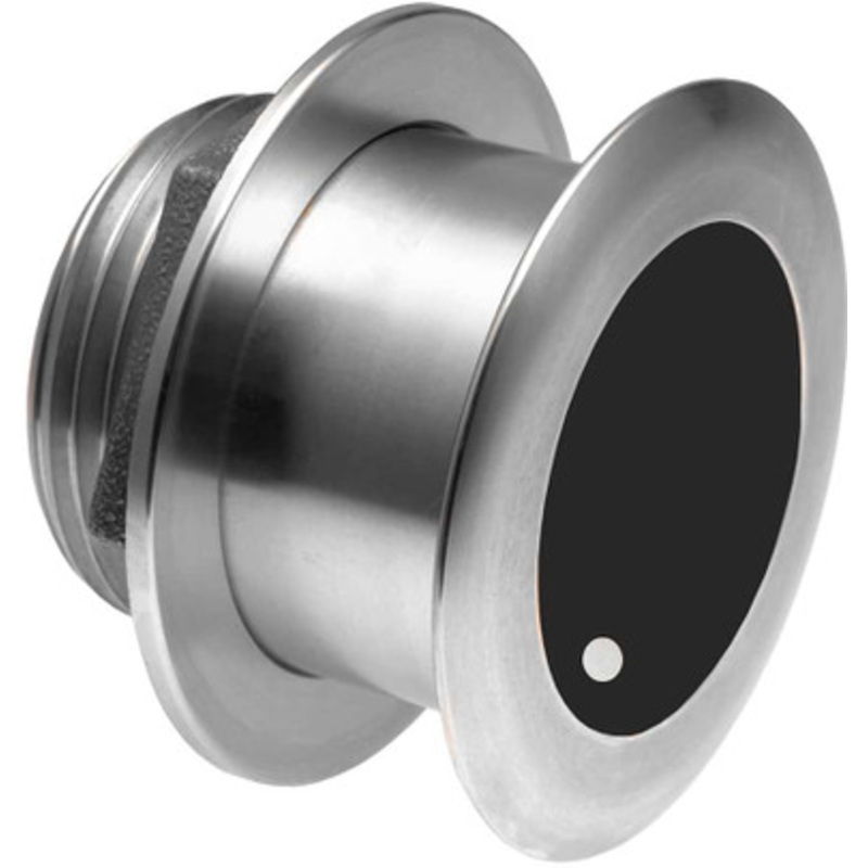 Lowrance 000-13779-001 XSONIC SS175M Stainless Steel Thru-Hull Tilted Medium CHIRP Transducer – 20 Degree Element – 9-Pin