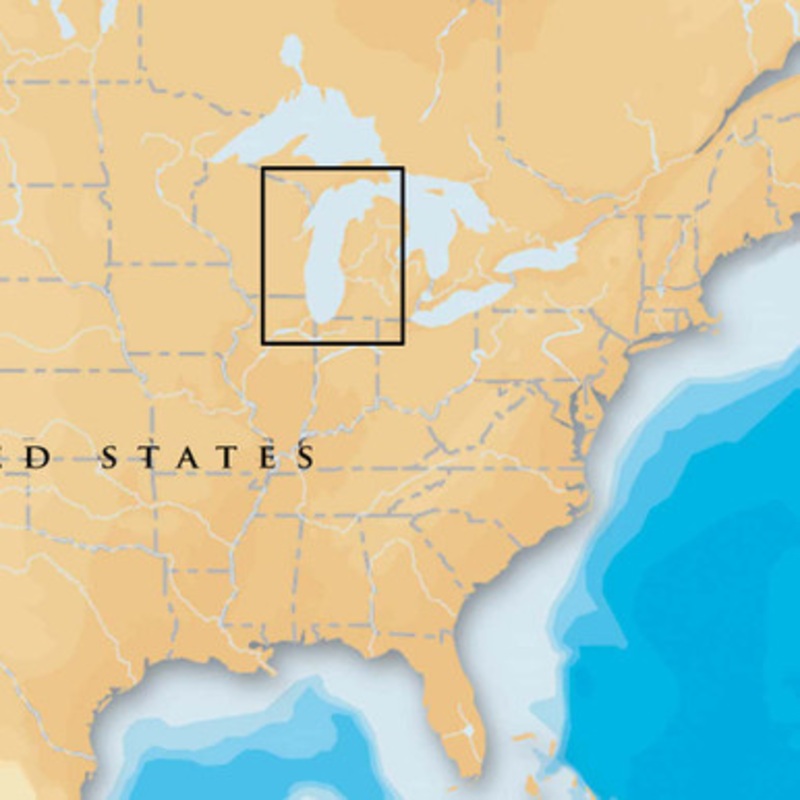 Navionics MSD/646P+ Platinum+ – Lake Michigan – microSD/SD