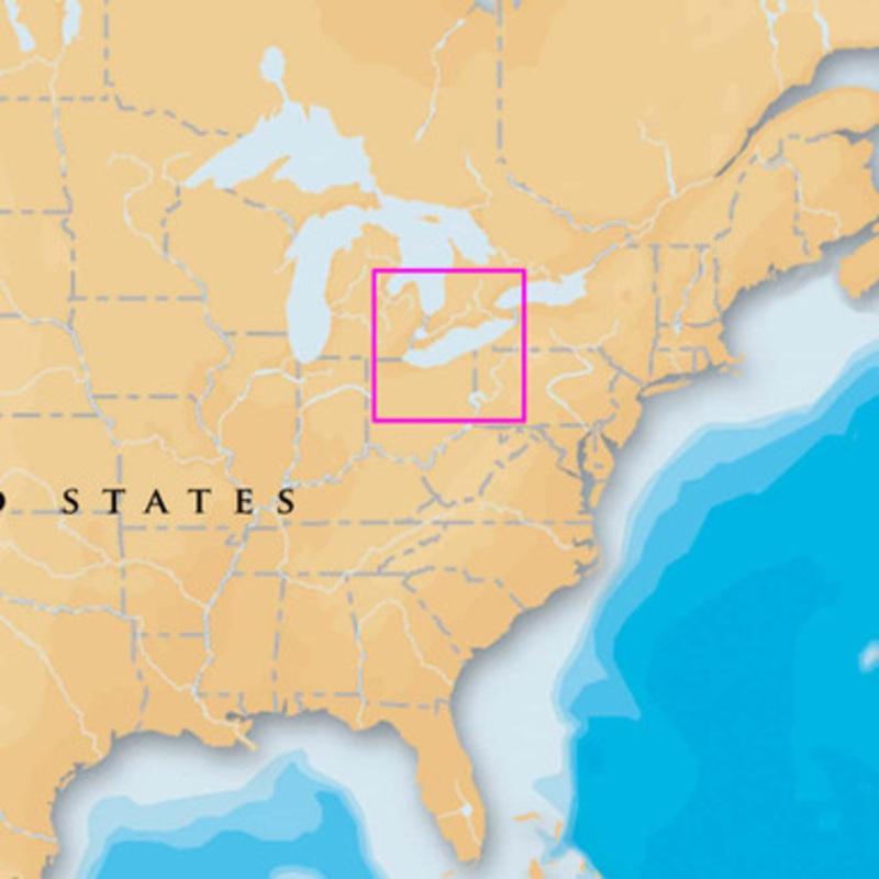 Navionics MSD/649P+ Platinum+ – Lake Erie & Saint Clair – microSD/SD