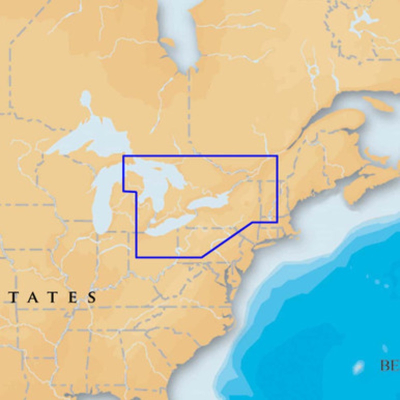 Navionics MSD/901P+ Platinum+ – East Great Lakes – microSD/SD