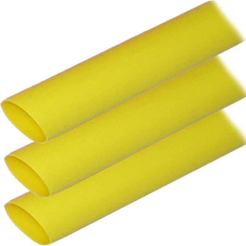 Ancor Adhesive Lined Heat Shrink Tubing (ALT) – 1 x 6 – 3 Pack – Yellow