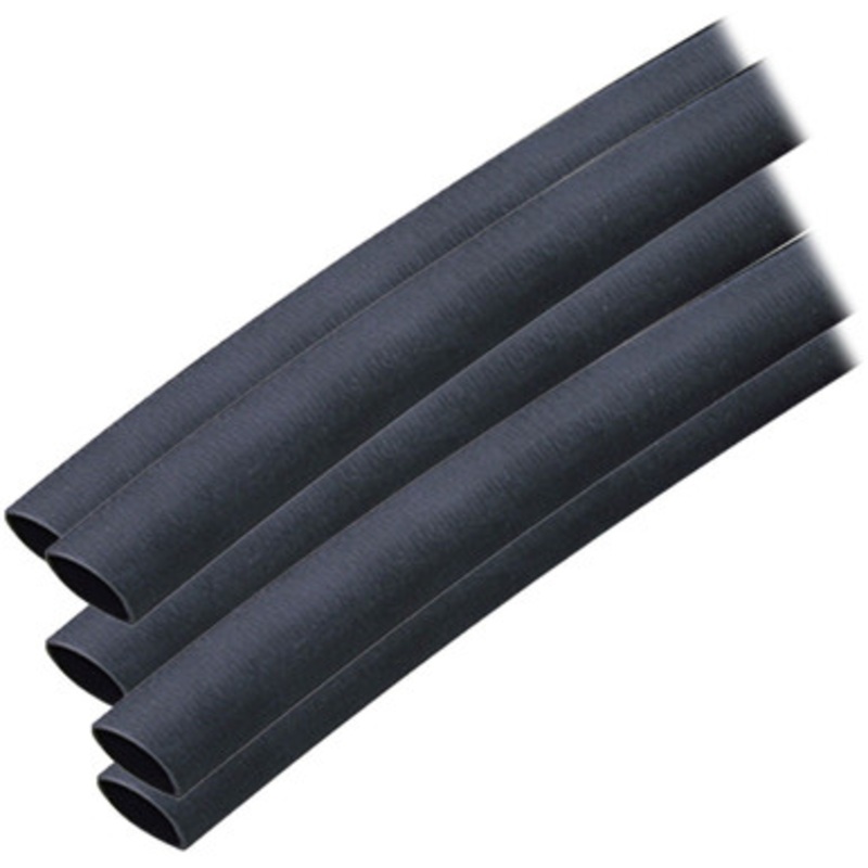 Ancor Adhesive Lined Heat Shrink Tubing (ALT) – 3/8 x 12 – 5 Pack – Black