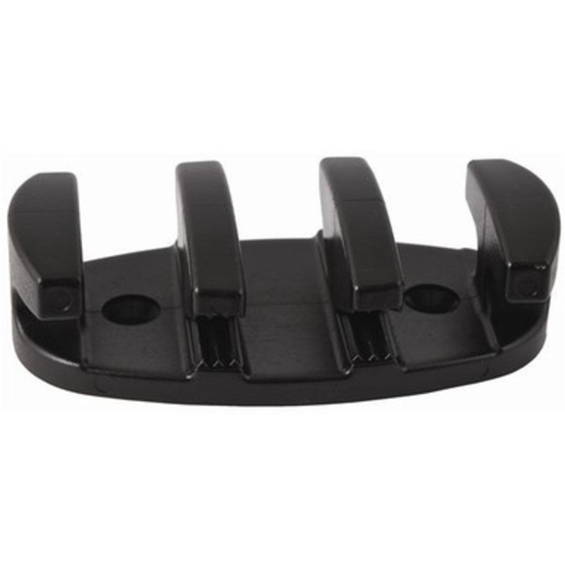Attwood 11926-7 Zig-Zag Rope Cleat – Black Nylon – 3-1/2 in.