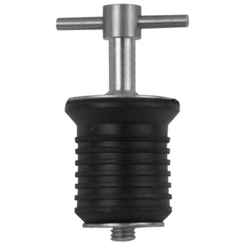 Attwood 7518A3 Stainless Steel T-Handle Drain Plug – 1 in.